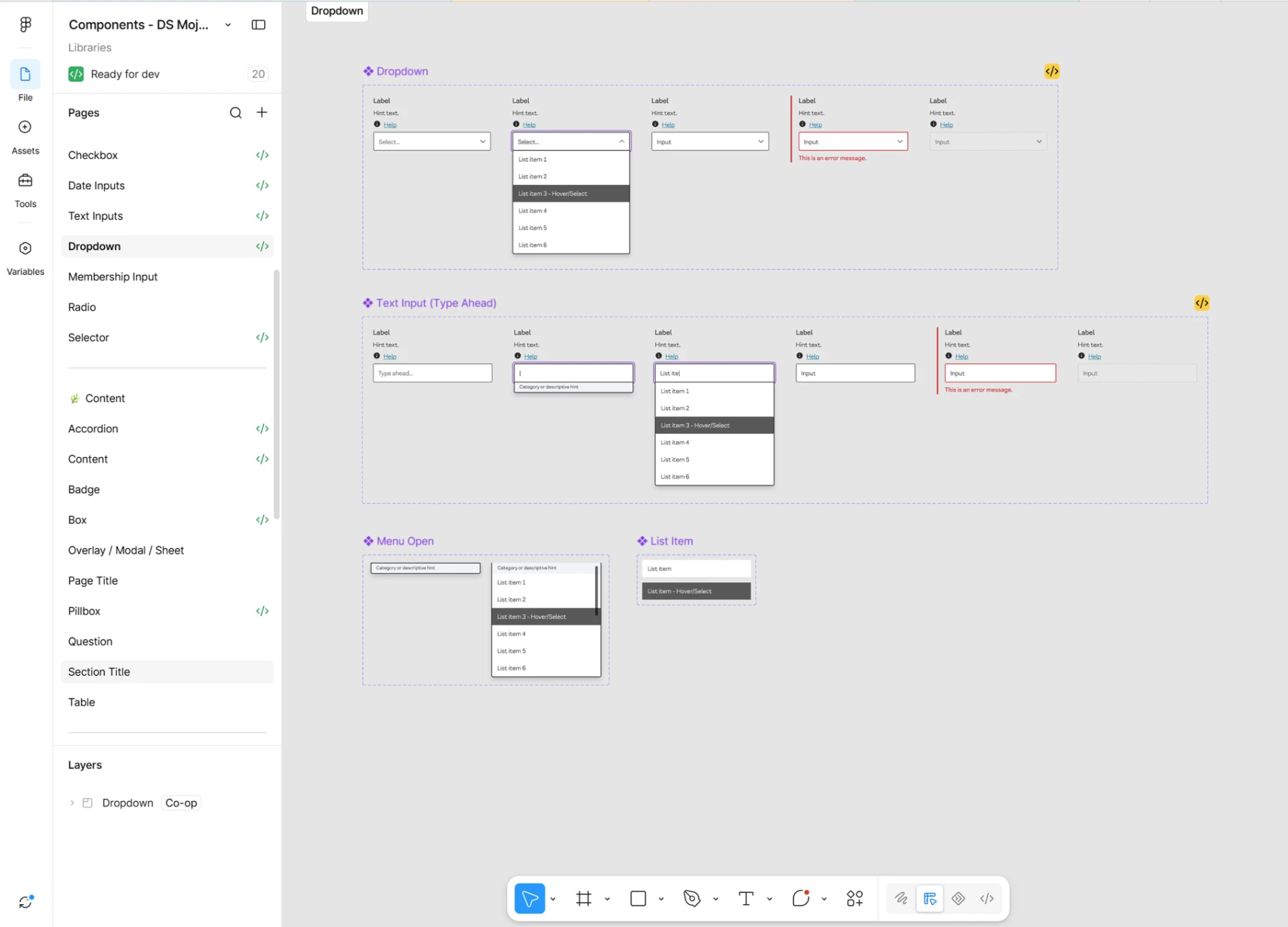 Design system component library across partner brands